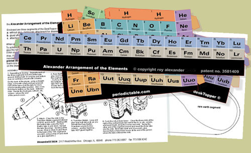 Alexander Arrangement of the Elements 3-D model - Display version