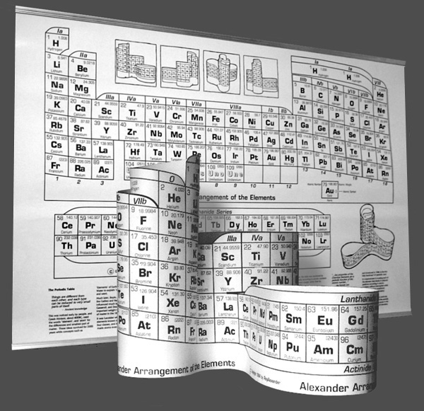 Alexander Arrangement of the Elements 3-D model Display version